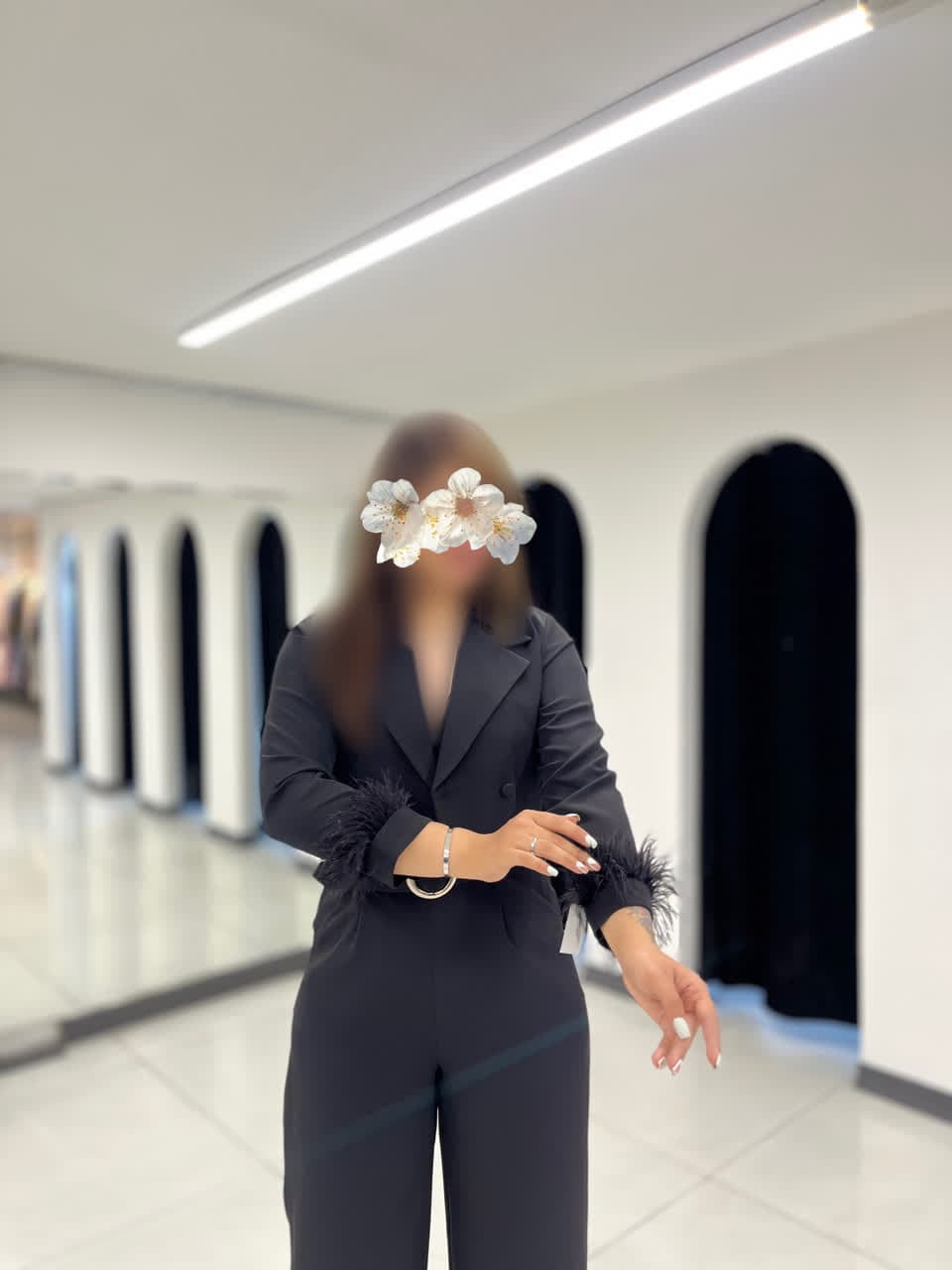 کراپ کت استین پر - Image 2